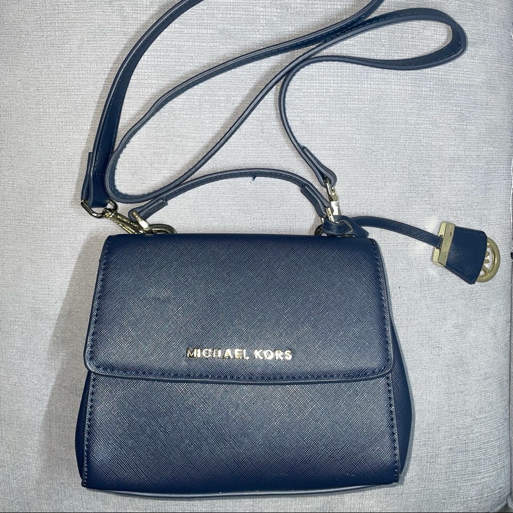 Navy Michael Kors Crossbody